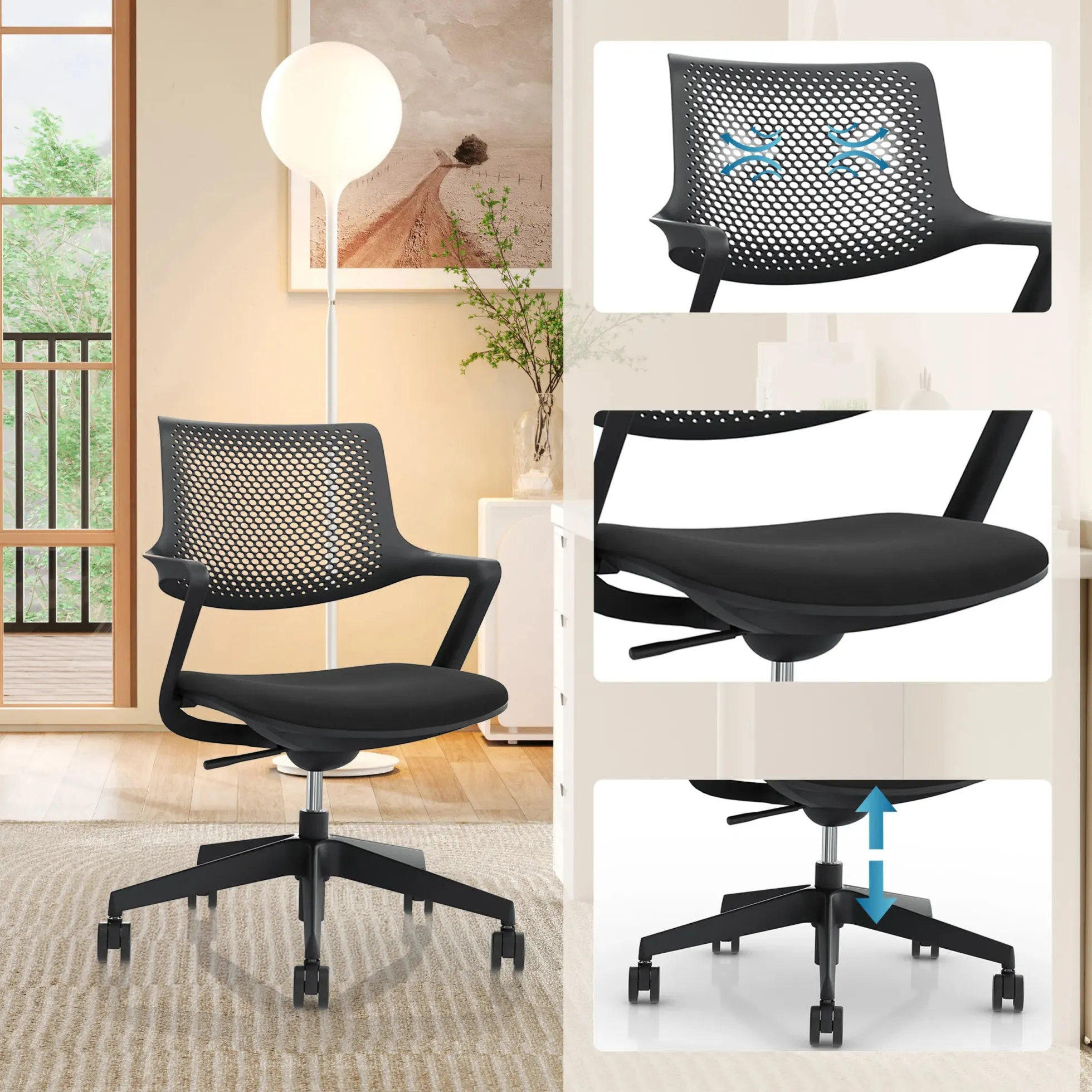 FLEX CHAIR - Bürostuhl Schwarz