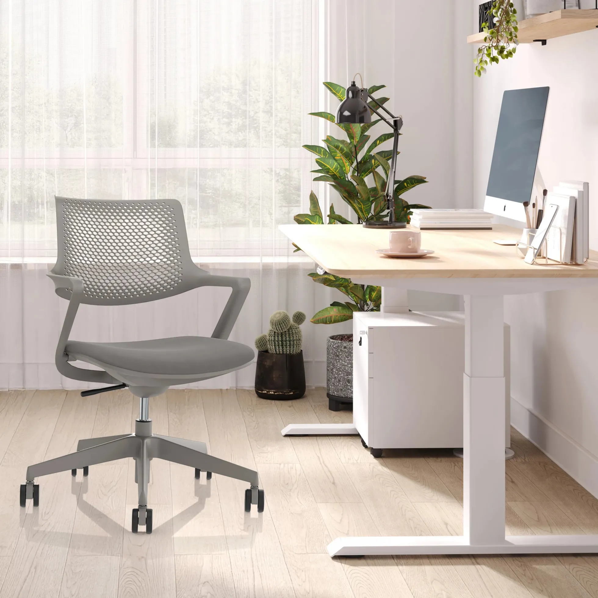 FLEX CHAIR - Bürostuhl Taupe