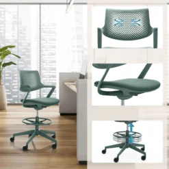 FLEX CHAIR C - Counterstuhl Grün
