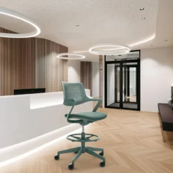 FLEX CHAIR C - Counterstuhl Grün