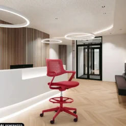 FLEX CHAIR C - Counterstuhl Rot