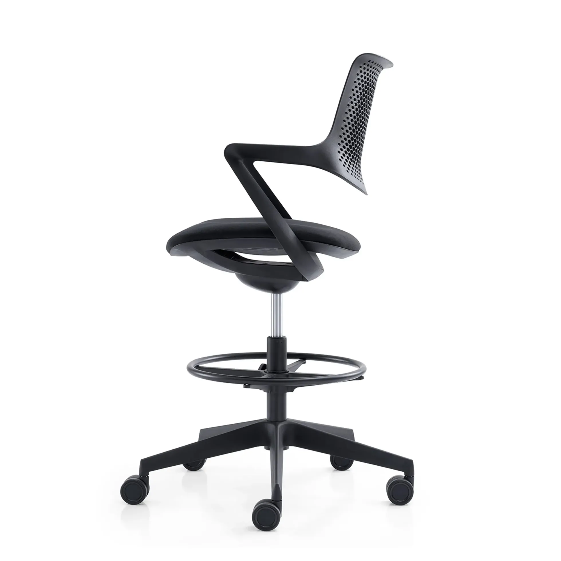 FLEX CHAIR C - Counterstuhl Schwarz