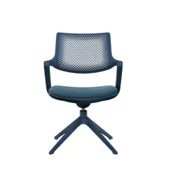 FLEX CHAIR V - Besucherstuhl Konferenzstuhl Dunkelblau