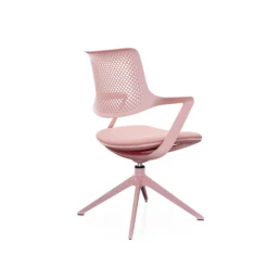 FLEX CHAIR V - Besucherstuhl Konferenzstuhl Rosa