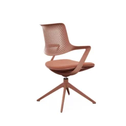 FLEX CHAIR V - Besucherstuhl Konferenzstuhl Braun