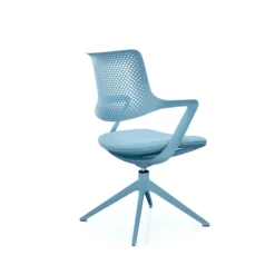 FLEX CHAIR V - Besucherstuhl Konferenzstuhl Hellblau