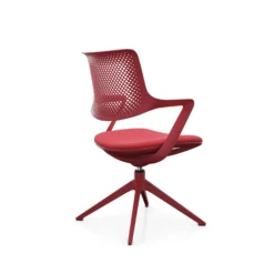 FLEX CHAIR V - Besucherstuhl Konferenzstuhl Rot