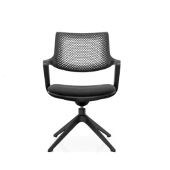 FLEX CHAIR V - Besucherstuhl Konferenzstuhl Schwarz