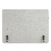 FLEXMIUT D SIDE | 80 cm - Tischtrennwand Hellgrau