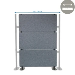 FLEXMIUT EXTEND - Trennwand Grau