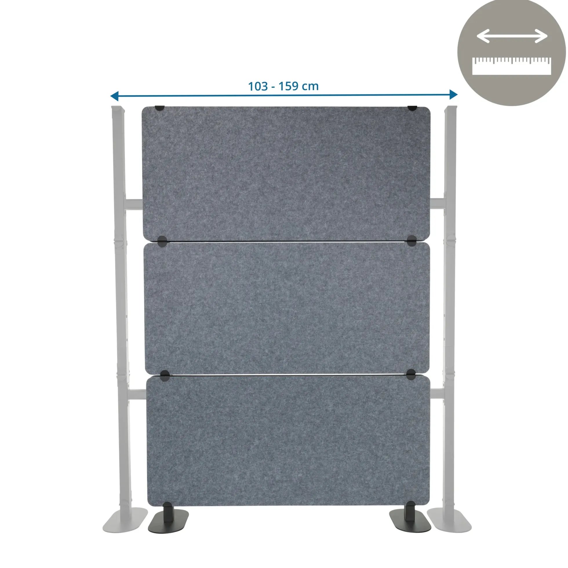 FLEXMIUT EXTEND - Trennwand Grau