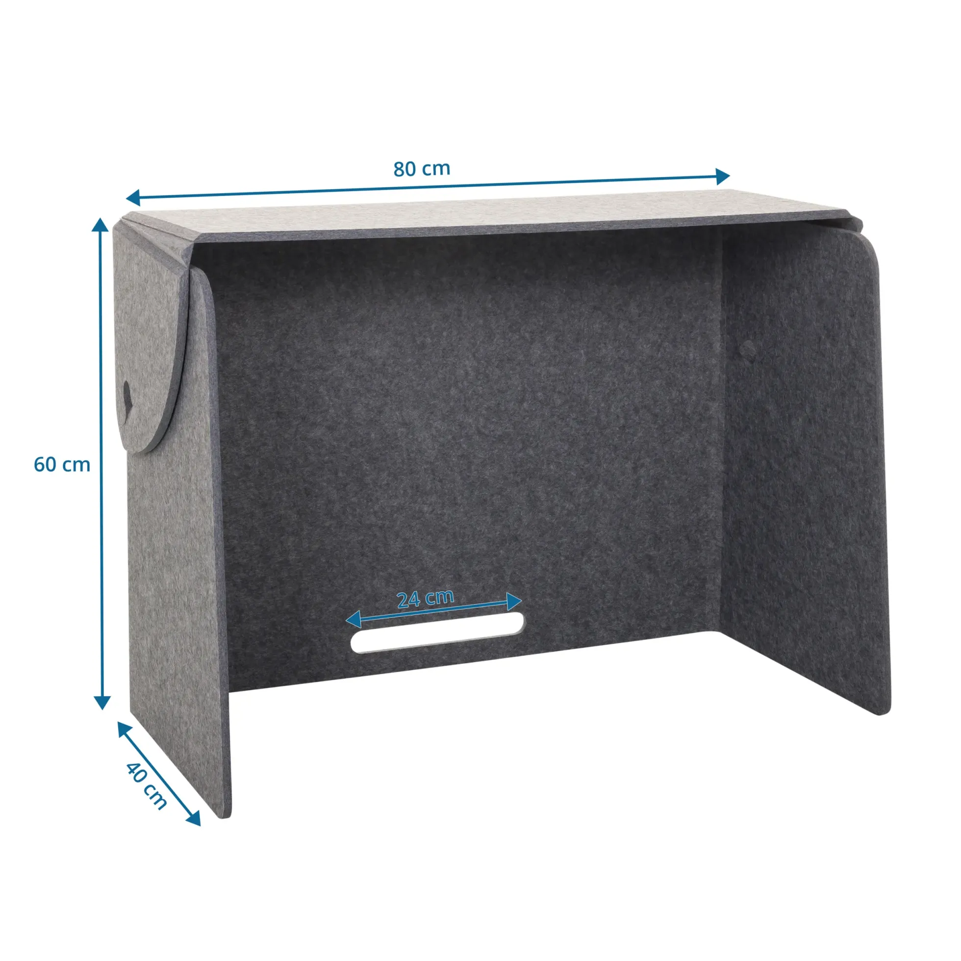 FLEXMIUT FOLD - Tischtrennwand Grau