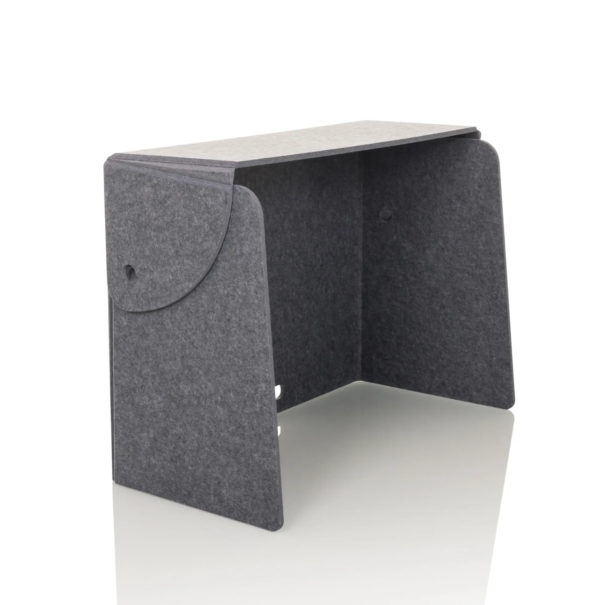 FLEXMIUT FOLD - Tischtrennwand Grau