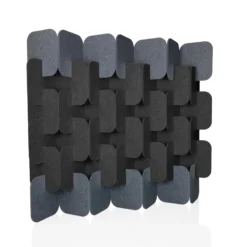FLEXMIUT PLUG | 6-teiliges Set (H x B x T) 164 x 174 x 25 cm - Trennwand Grau/Dunkelgrau