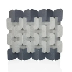 FLEXMIUT PLUG | 6-teiliges Set (H x B x T) 164 x 174 x 25 cm - Trennwand Grau/Hellgrau