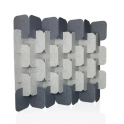 FLEXMIUT PLUG | 6-teiliges Set (H x B x T) 164 x 174 x 25 cm - Trennwand Grau/Hellgrau