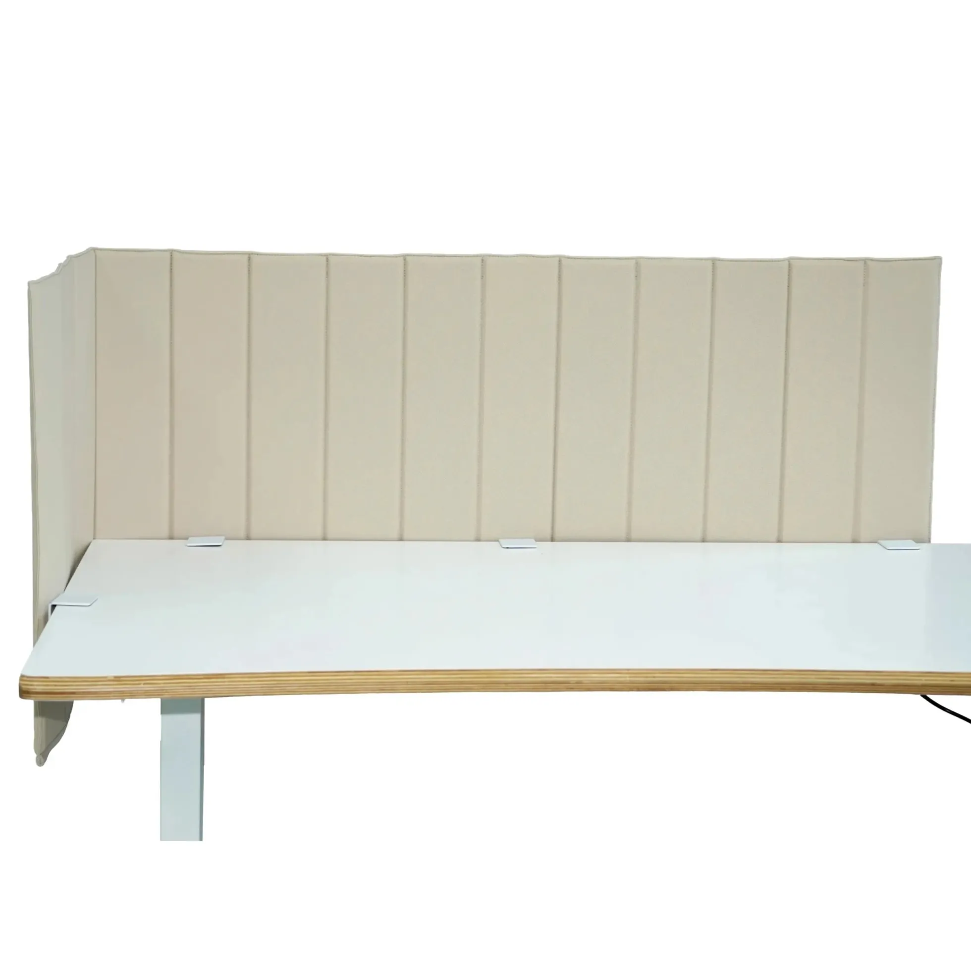 FLEXMIUT ROLL | 160 cm - Tischtrennwand Beige