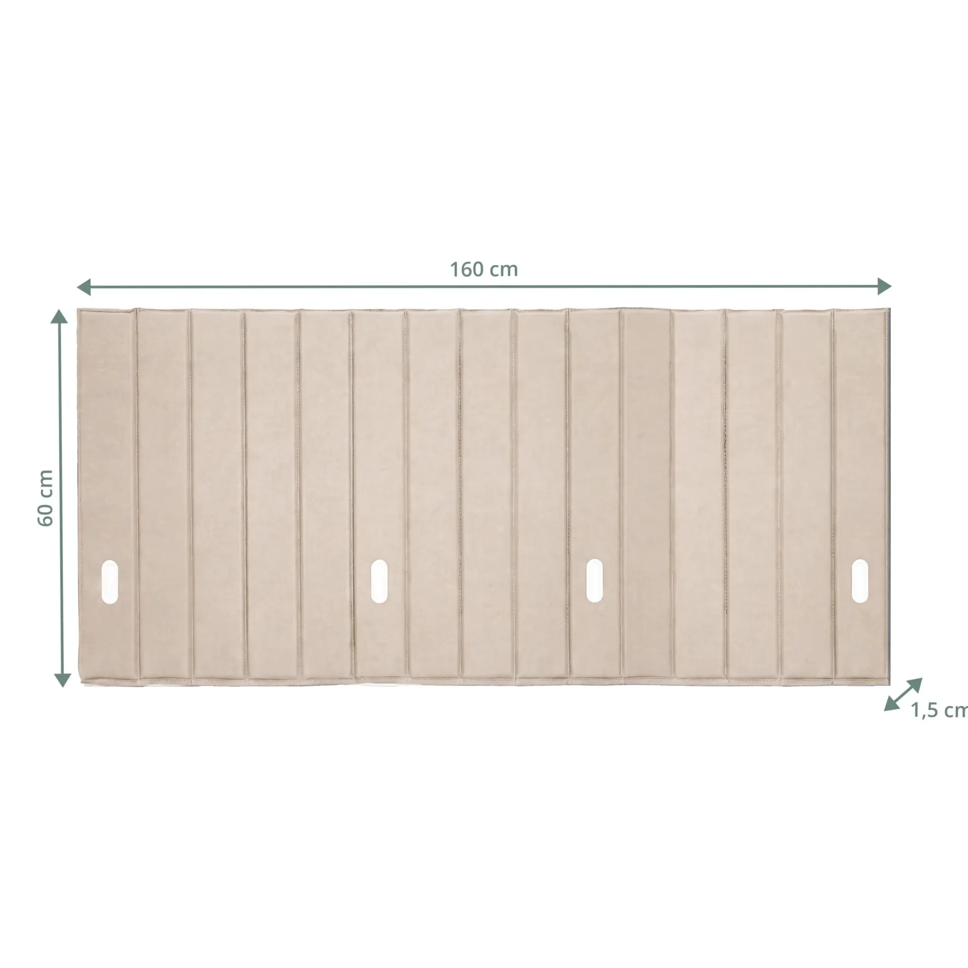 FLEXMIUT ROLL | 160 cm - Tischtrennwand Beige