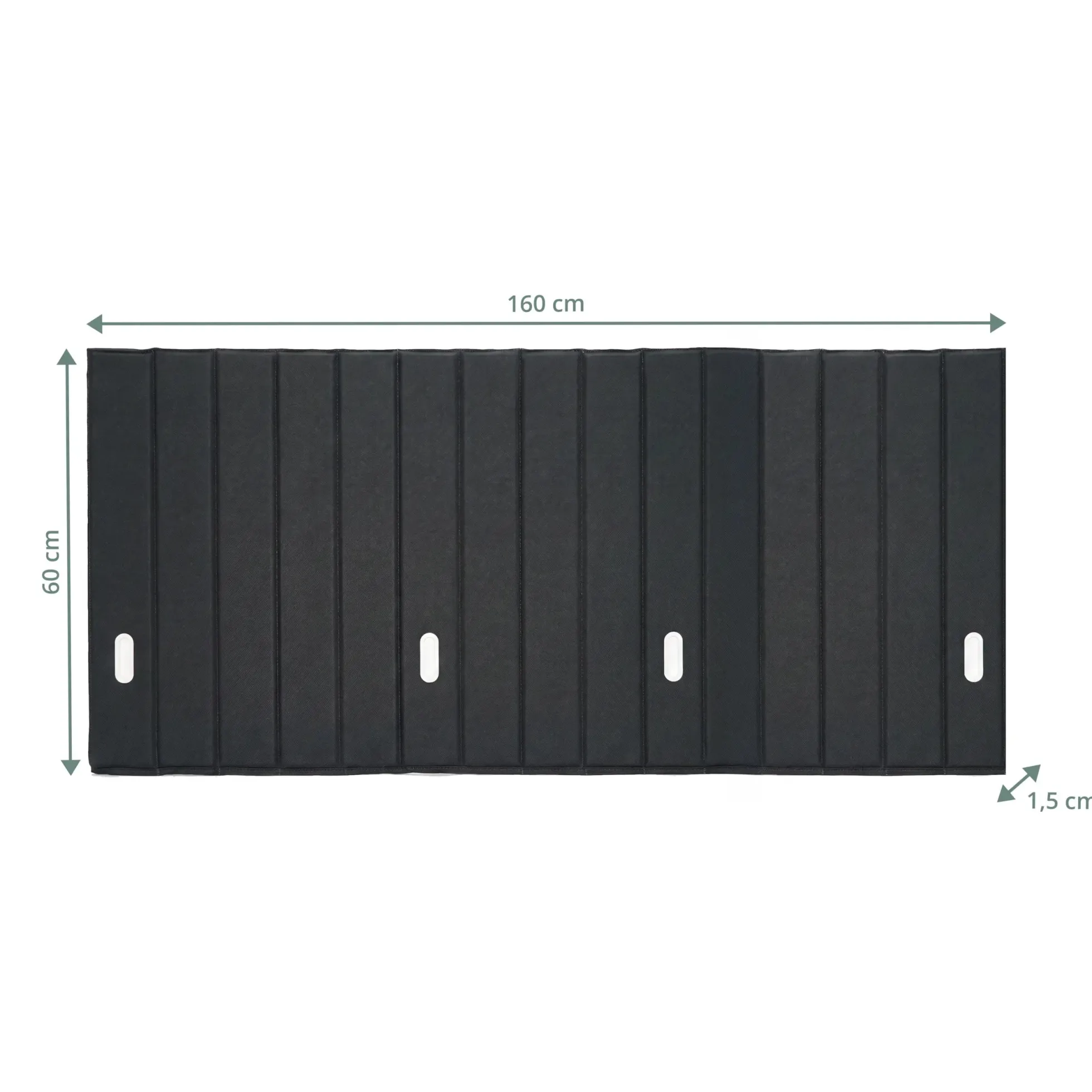 FLEXMIUT ROLL | 160 cm - Tischtrennwand Dunkelgrau