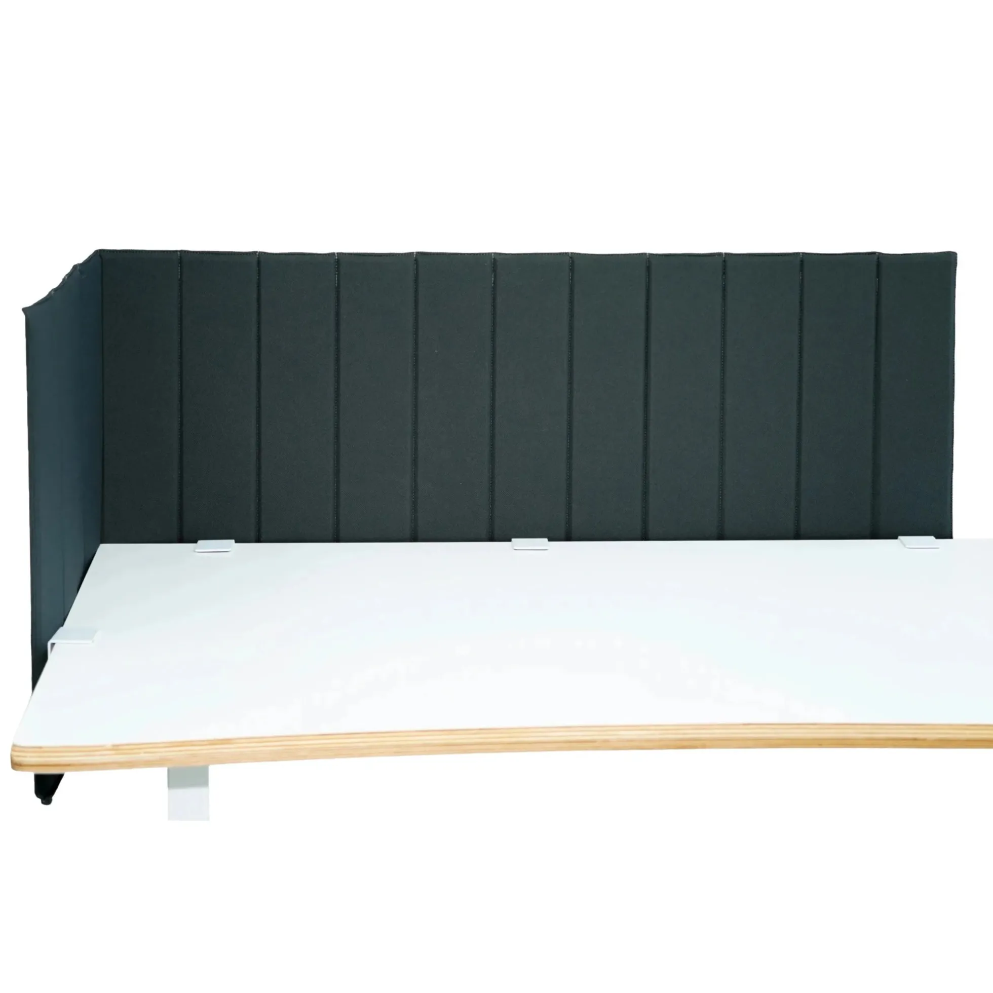 FLEXMIUT ROLL | 160 cm - Tischtrennwand Dunkelgrau