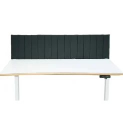 FLEXMIUT ROLL | 160 cm - Tischtrennwand Dunkelgrau