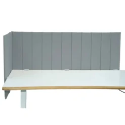 FLEXMIUT ROLL | 160 cm - Tischtrennwand Hellgrau