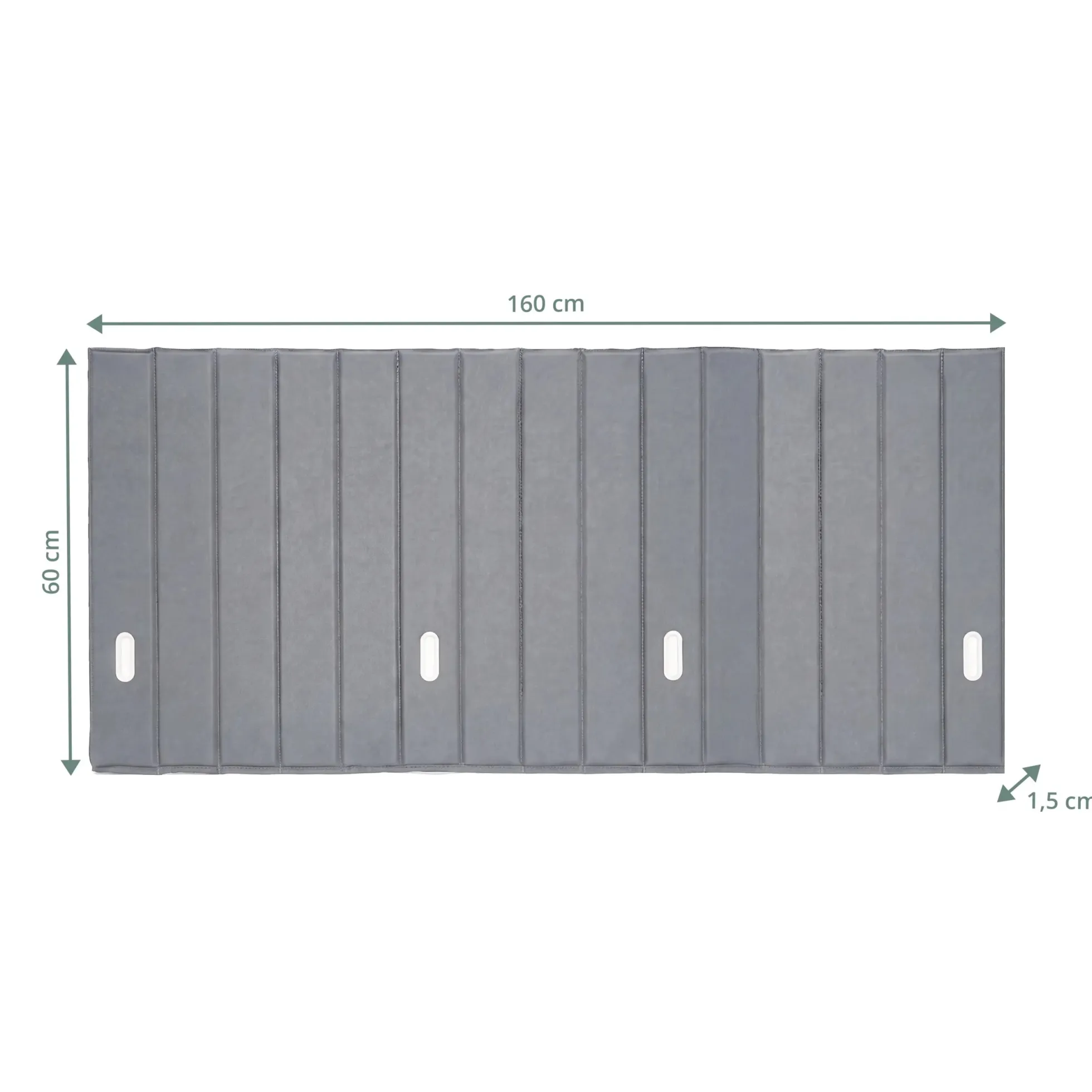 FLEXMIUT ROLL | 160 cm - Tischtrennwand Hellgrau