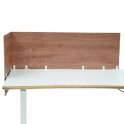FLEXMIUT ROLL W | 160 cm - Tischtrennwand Braun