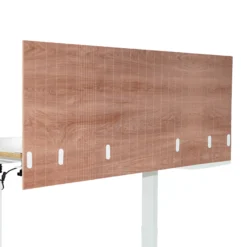 FLEXMIUT ROLL W | 160 cm - Tischtrennwand Braun