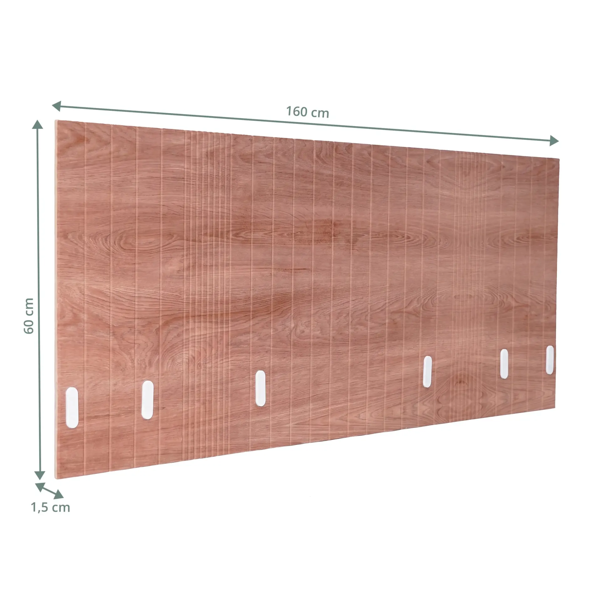 FLEXMIUT ROLL W | 160 cm - Tischtrennwand Braun