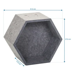 FLEXMIUT STORE S | (H x B) 27,5 x 31,5 cm - Trennwand Grau