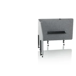 FLEXMIUT T TOP | 160 cm - Tischtrennwand Grau