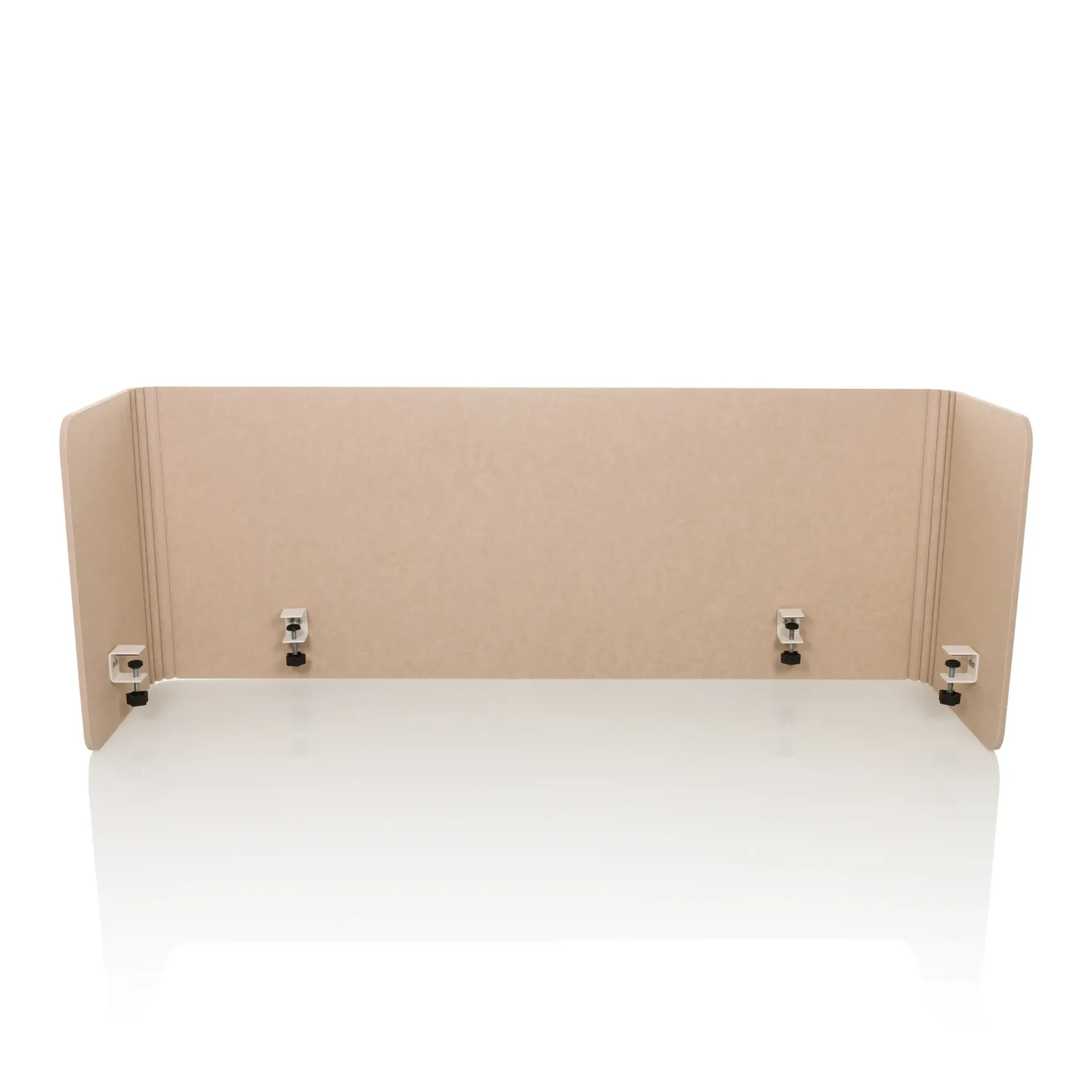FLEXMIUT U | 160 cm - Tischtrennwand Beige