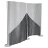 Flexmiut Wave | Sicht- und Schallschutzwand - Trennwand Grau