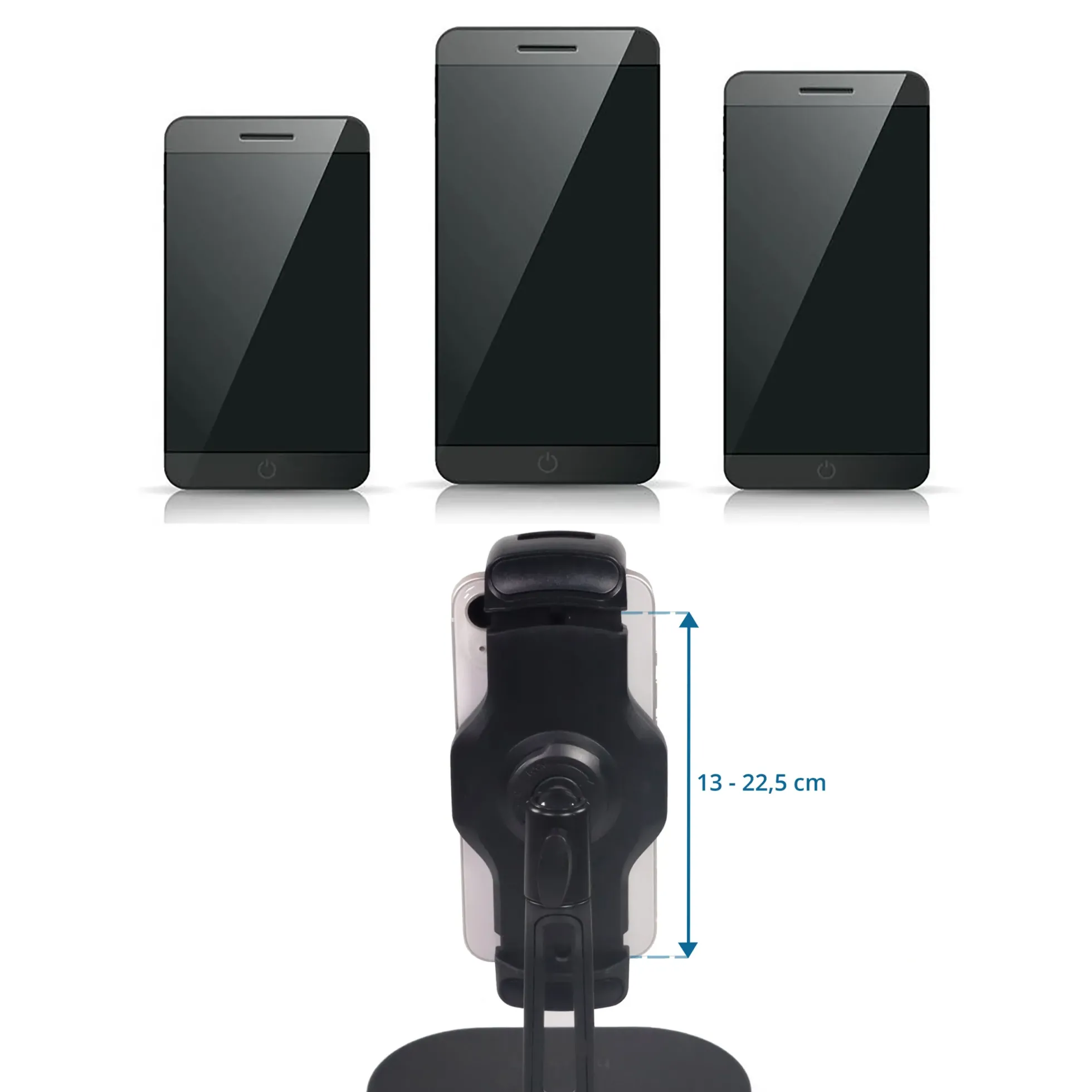 FLEXMOBI IV - Handy & Tablet Halterung Schwarz