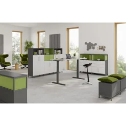 FlexWall | 1 OH | Einhausung Maigrün