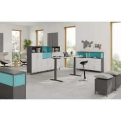 FlexWall | 1 OH | Einhausung Türkis