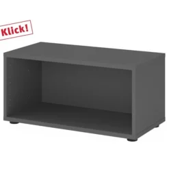 FlexWall | 1 OH | Korpus mit Stellfüßen Graphit