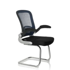 FLYER PRO V - Freischwinger Schwarz/Blau