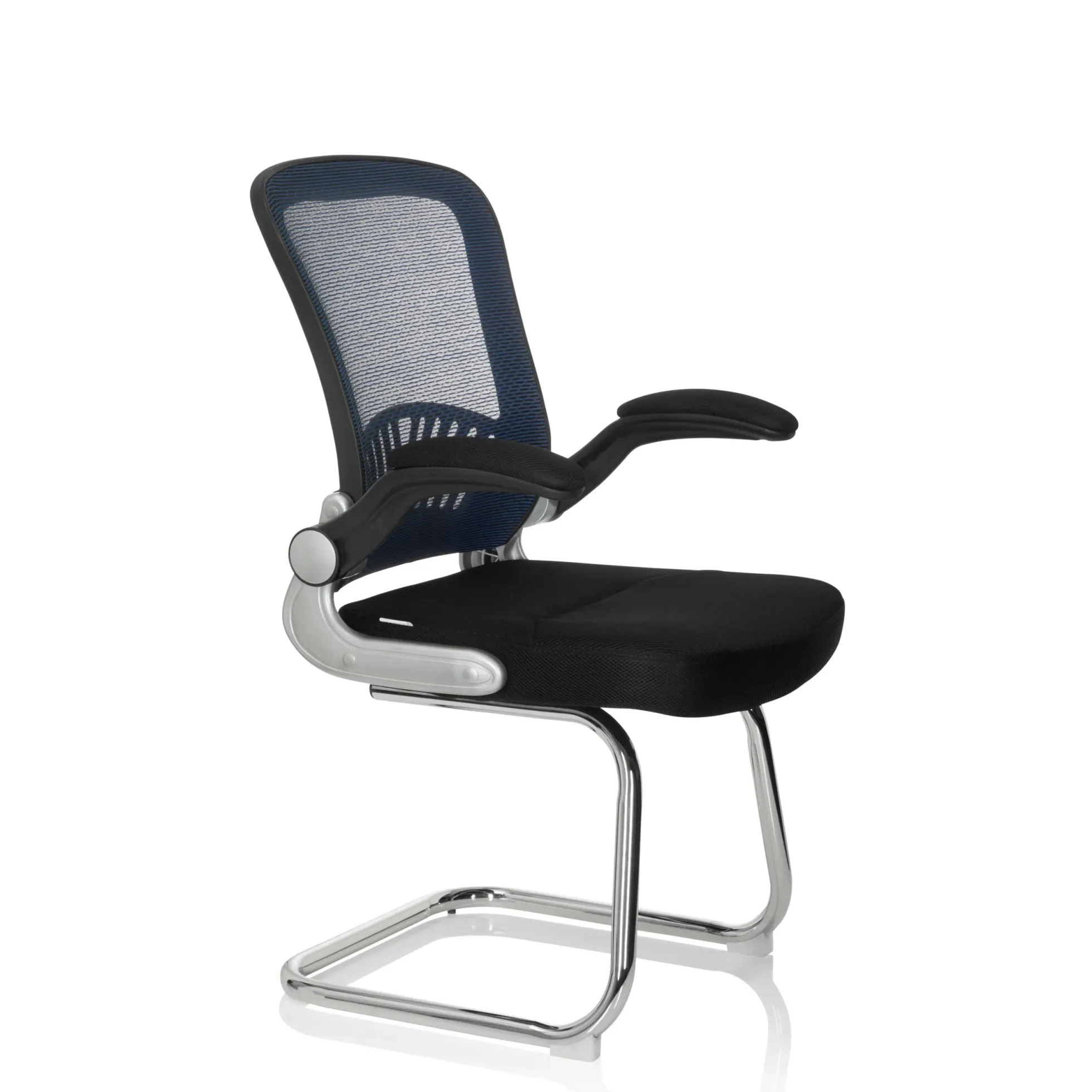 FLYER PRO V - Freischwinger Schwarz/Blau
