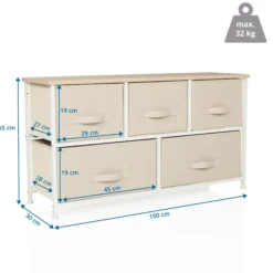 FOLDAR - Kommode Beige