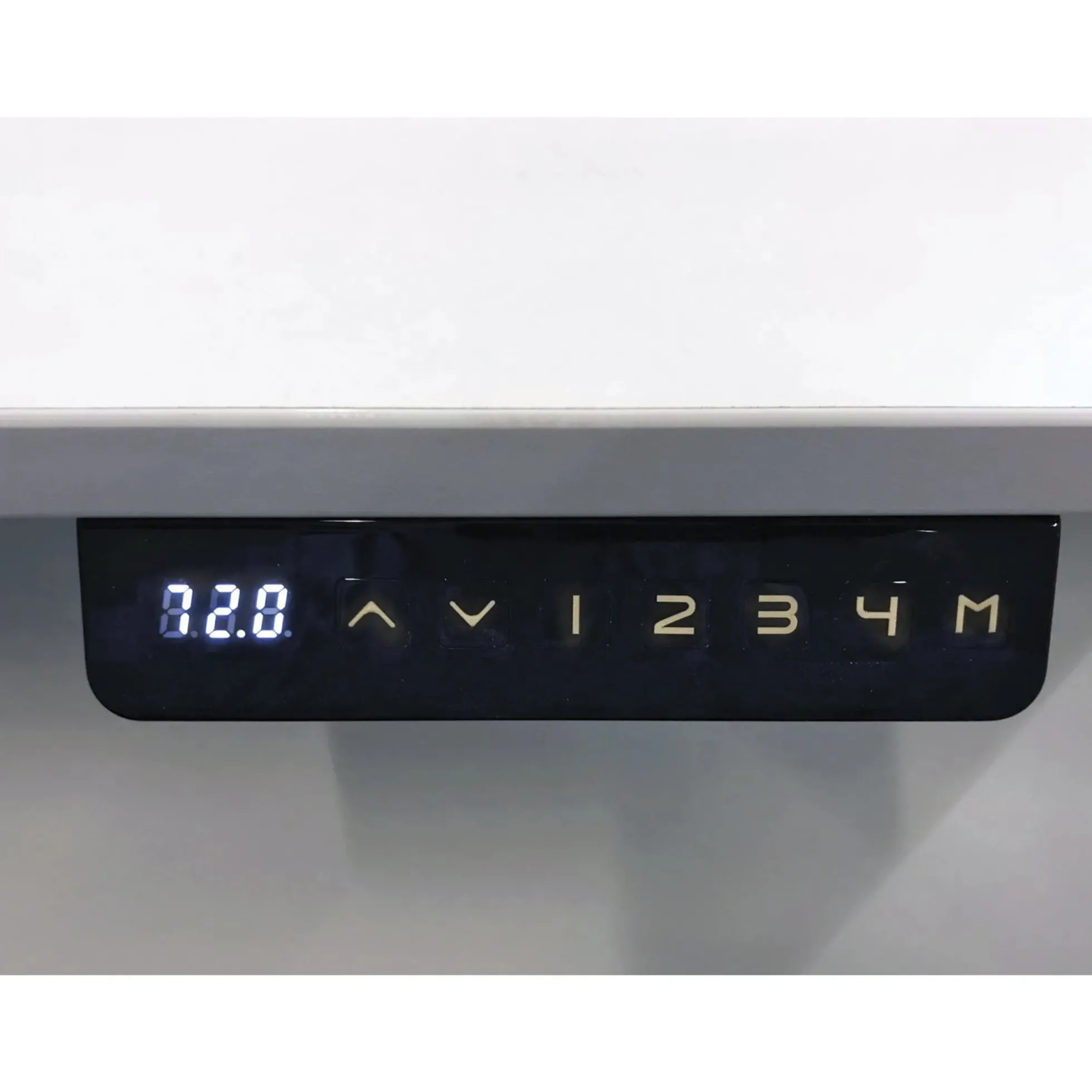 FORM 4 180 | 180x80 | Schreibtisch elektrisch höhenverstellbar - Stehschreibtisch Weiß/Weiß