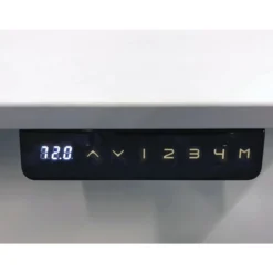 FORM 4 160 | 160x80 | Schreibtisch elektrisch höhenverstellbar - Stehschreibtisch Weiß/Anthrazit