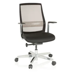 FOUNTAINE PRO - High End Bürostuhl Schwarz