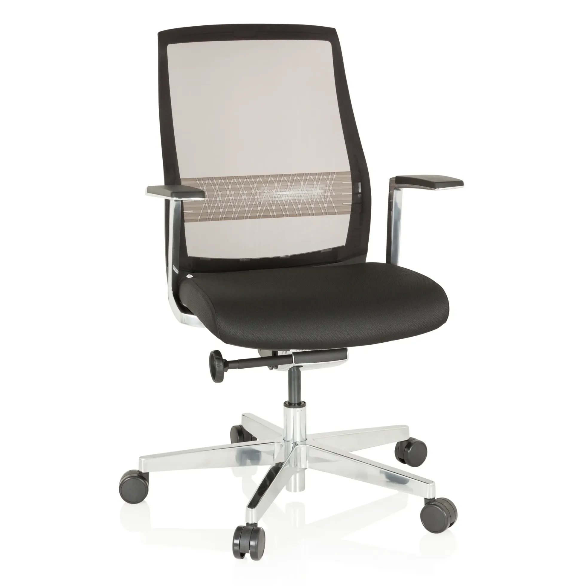 FOUNTAINE PRO - High End Bürostuhl Schwarz