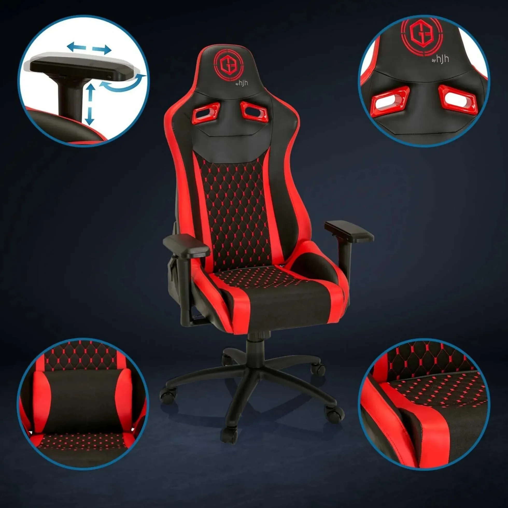 GAMEBREAKER SX 04 - Gamingstuhl Schwarz/Rot