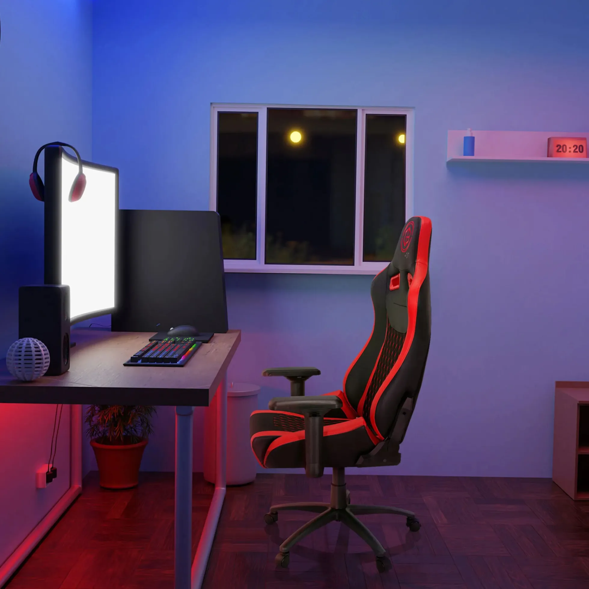 GAMEBREAKER SX 04 - Gamingstuhl Schwarz/Rot
