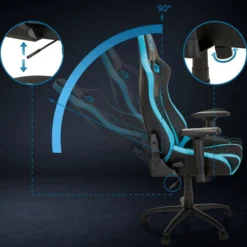 GAMEBREAKER SX 04 - Gamingstuhl Schwarz/Türkis