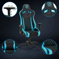 GAMEBREAKER SX 04 - Gamingstuhl Schwarz/Türkis