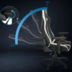 GAMEBREAKER SX 04 - Gamingstuhl Schwarz/Weiß